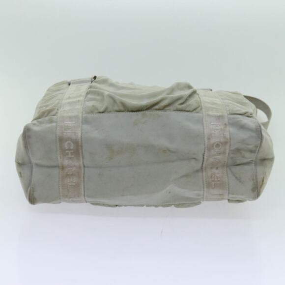 CHANEL Sports Line Tote Bag Canvas Gray CC - Picture 7 of 16